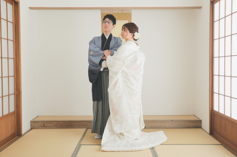 お着物の後ろを主役に、