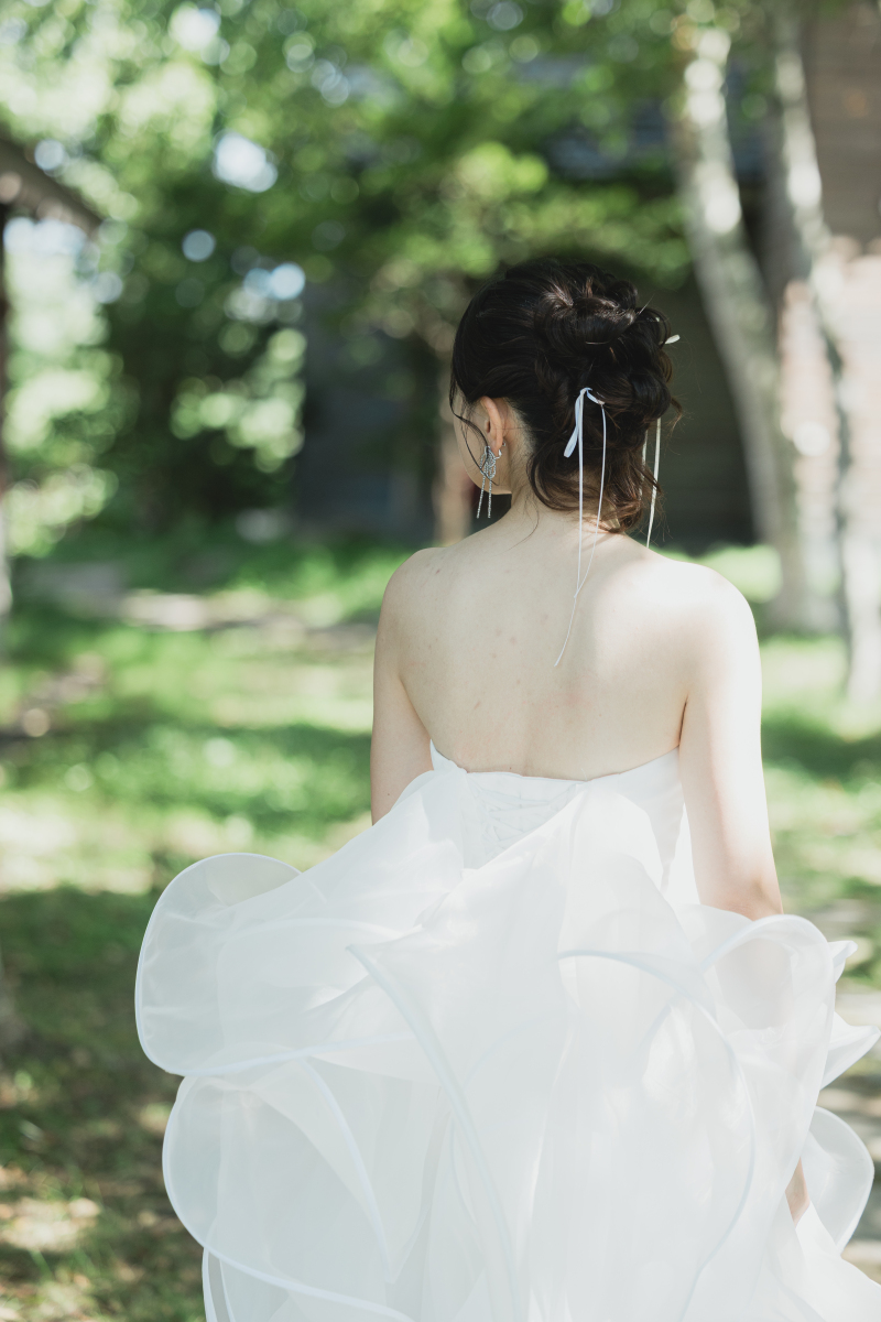 ヘアスタイルの撮影も
