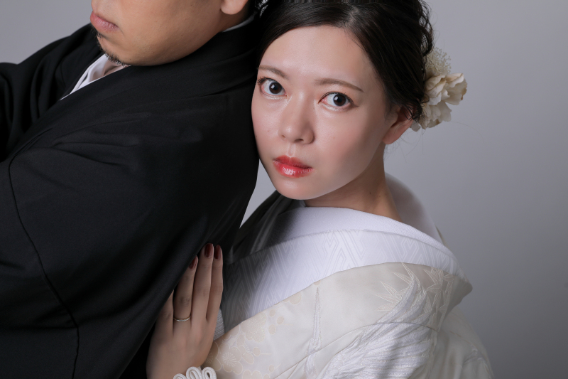 ご新婦様のアップ写真