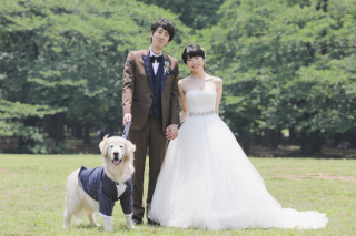 ペットと一緒に記念撮影♪