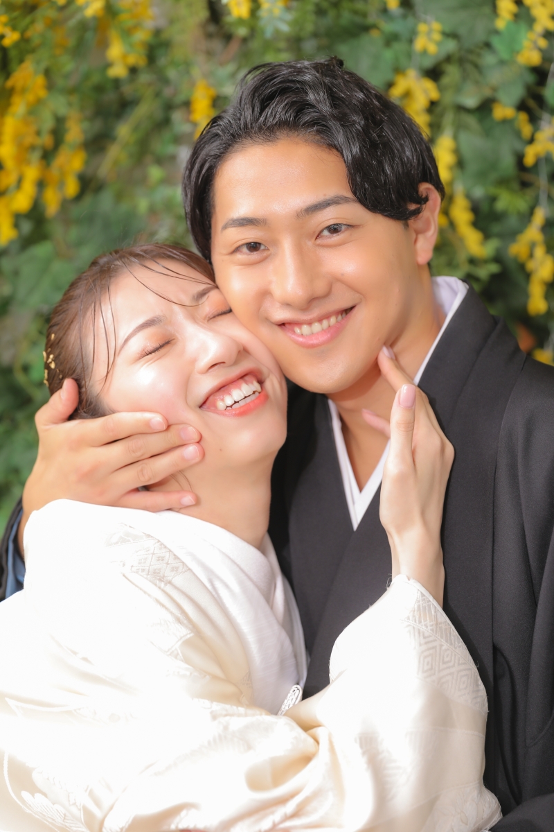 最後はぎゅっと!