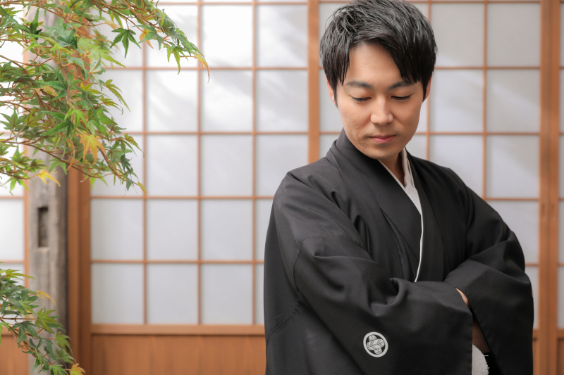 ご新郎様のソロショット