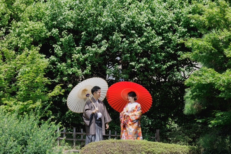 色打掛にお着替え