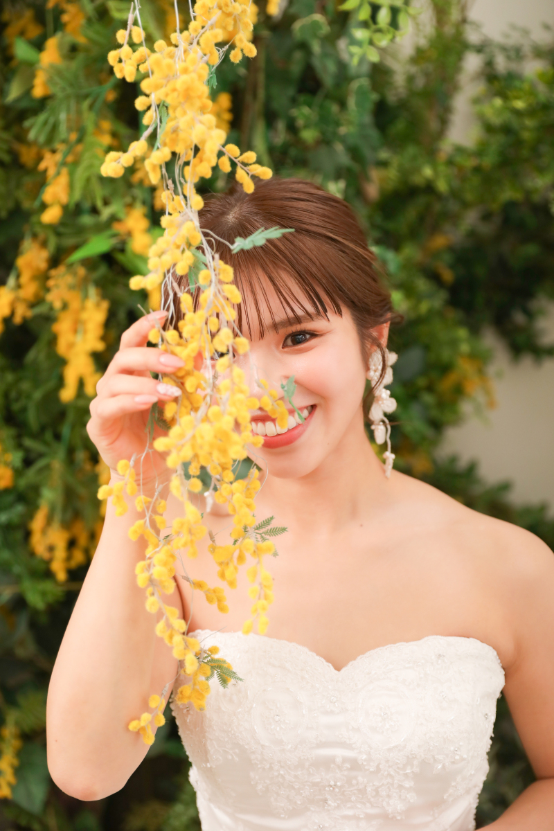 ご新婦様のソロショットも