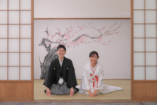 屋内庭園スタジオ撮影