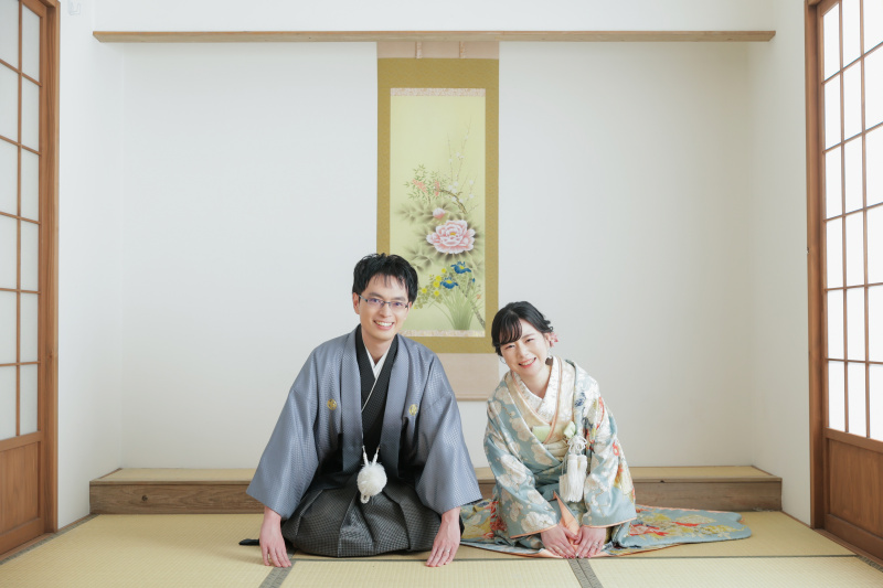 正座のお写真。