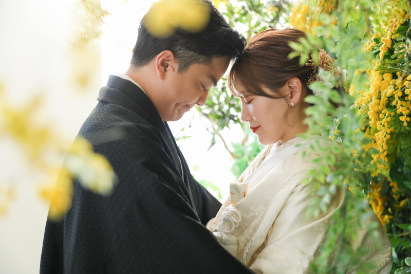 最後はおでこをくっつけて