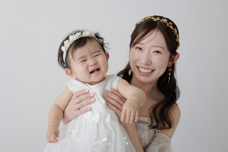 お母さんと2ショット！