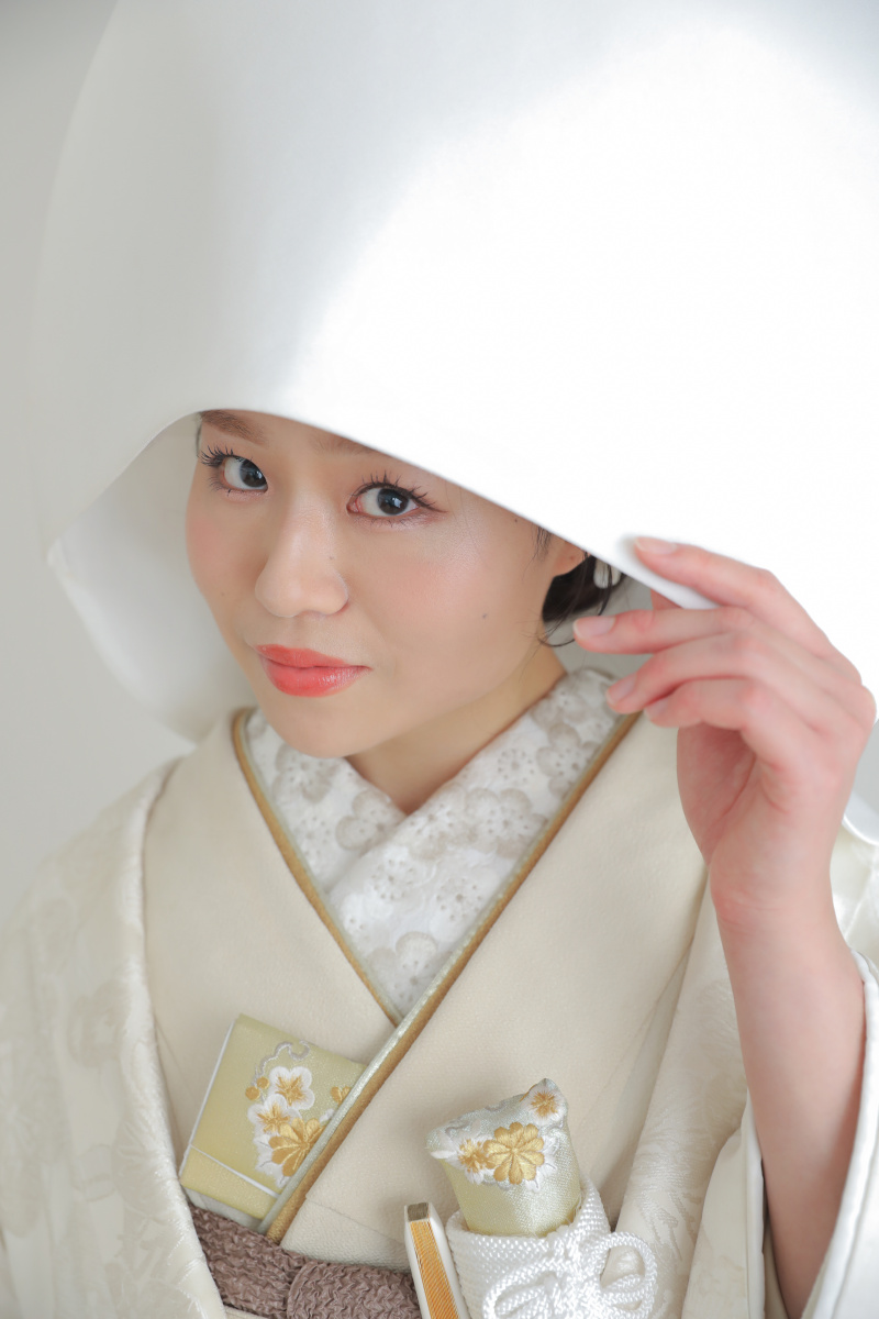 綿帽子も使って