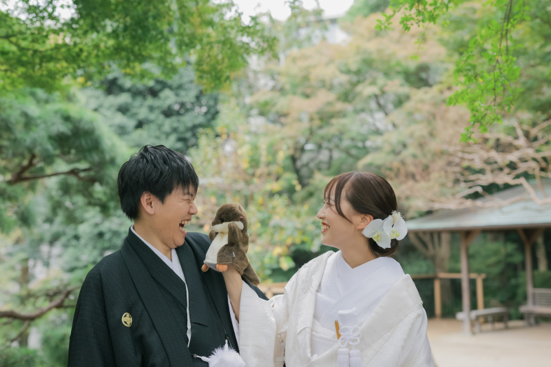 お持ち込みのぬいぐるみと！