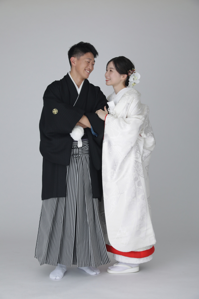 笑顔で見つめあって!