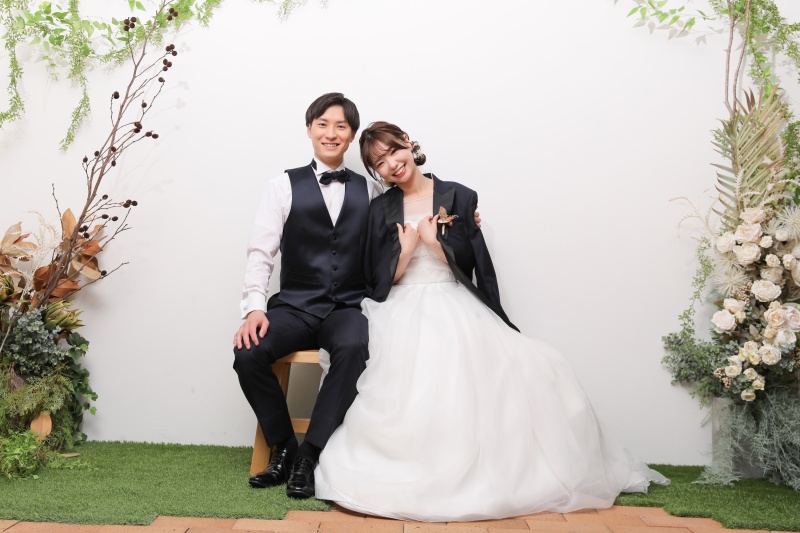 ジャケットを羽織って