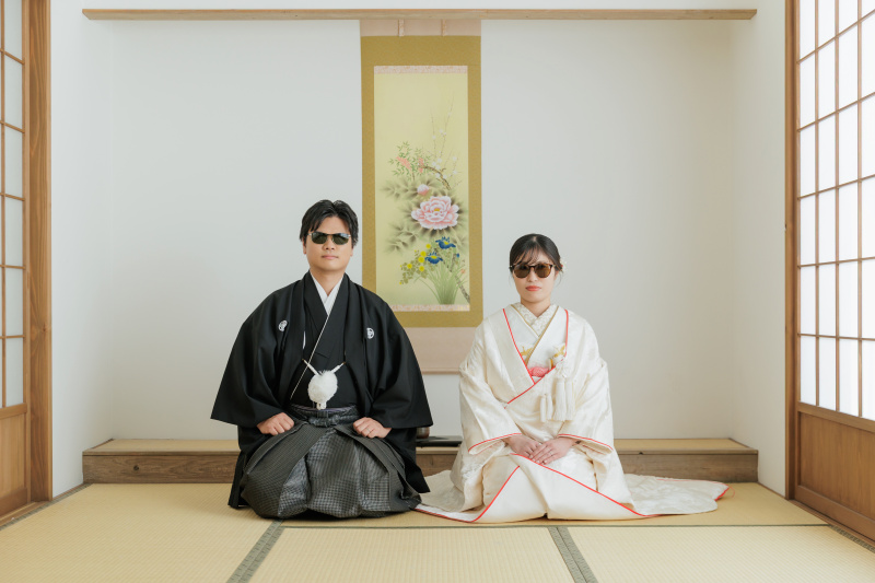 サングラスでクールに