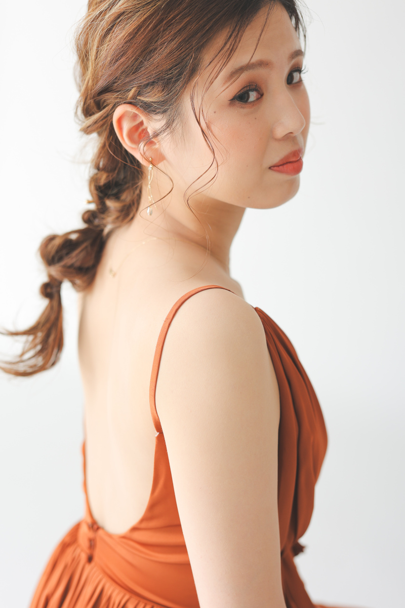 選んでくださったドレスを可愛く。