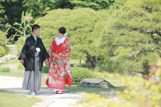 日本庭園和装ロケーション！