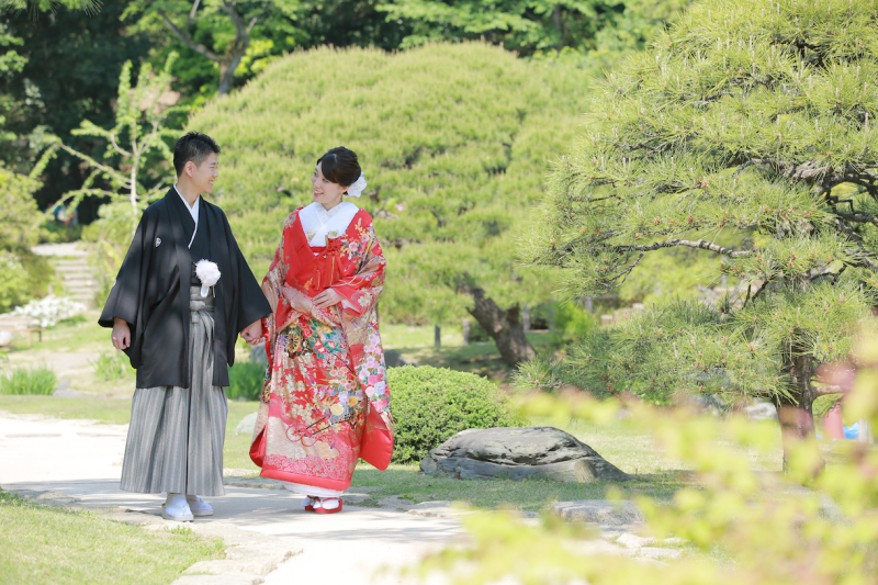 日本庭園和装ロケーション！