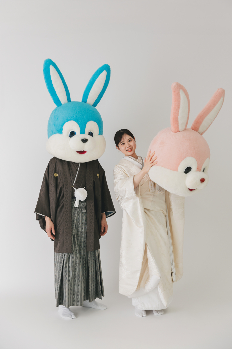 和装とうさぎと^^