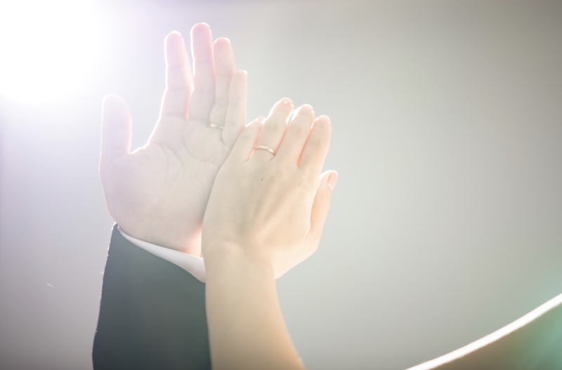 ご希望の多い指輪ショットもしっかり。