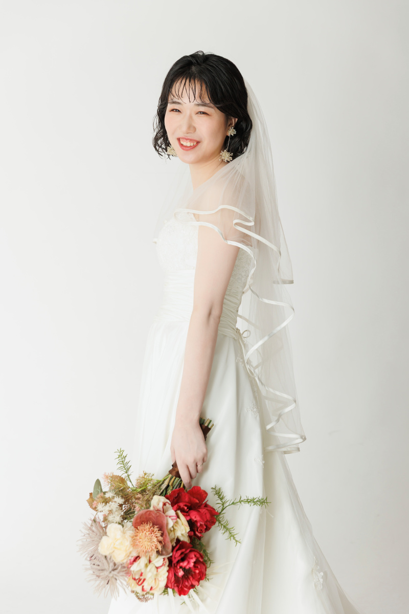 ブーケを添えて