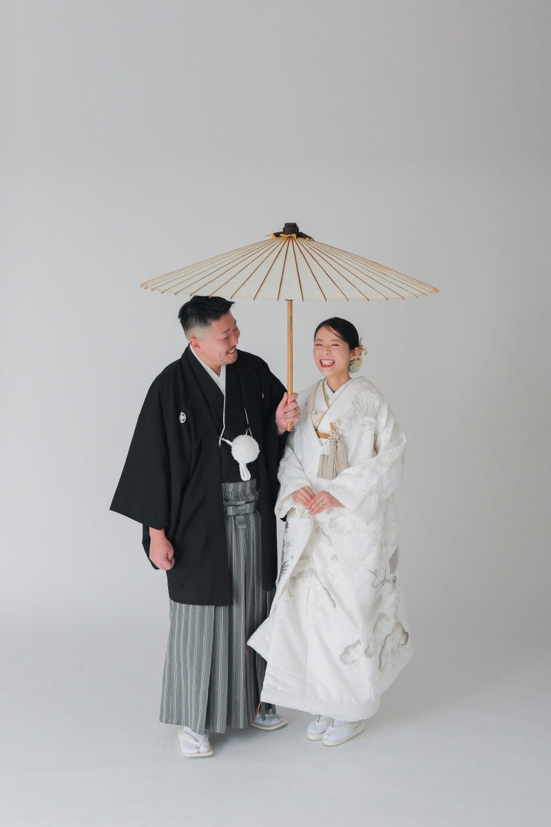 和装ならではのアイテムを使って