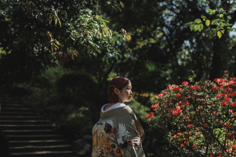 新婦様ソロカットでも。