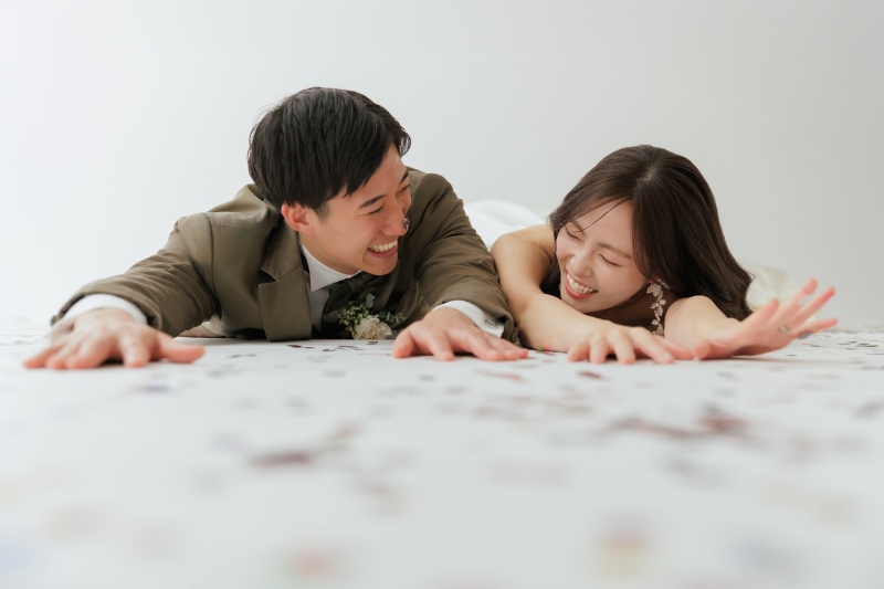 弾ける笑顔で楽しく撮影♪