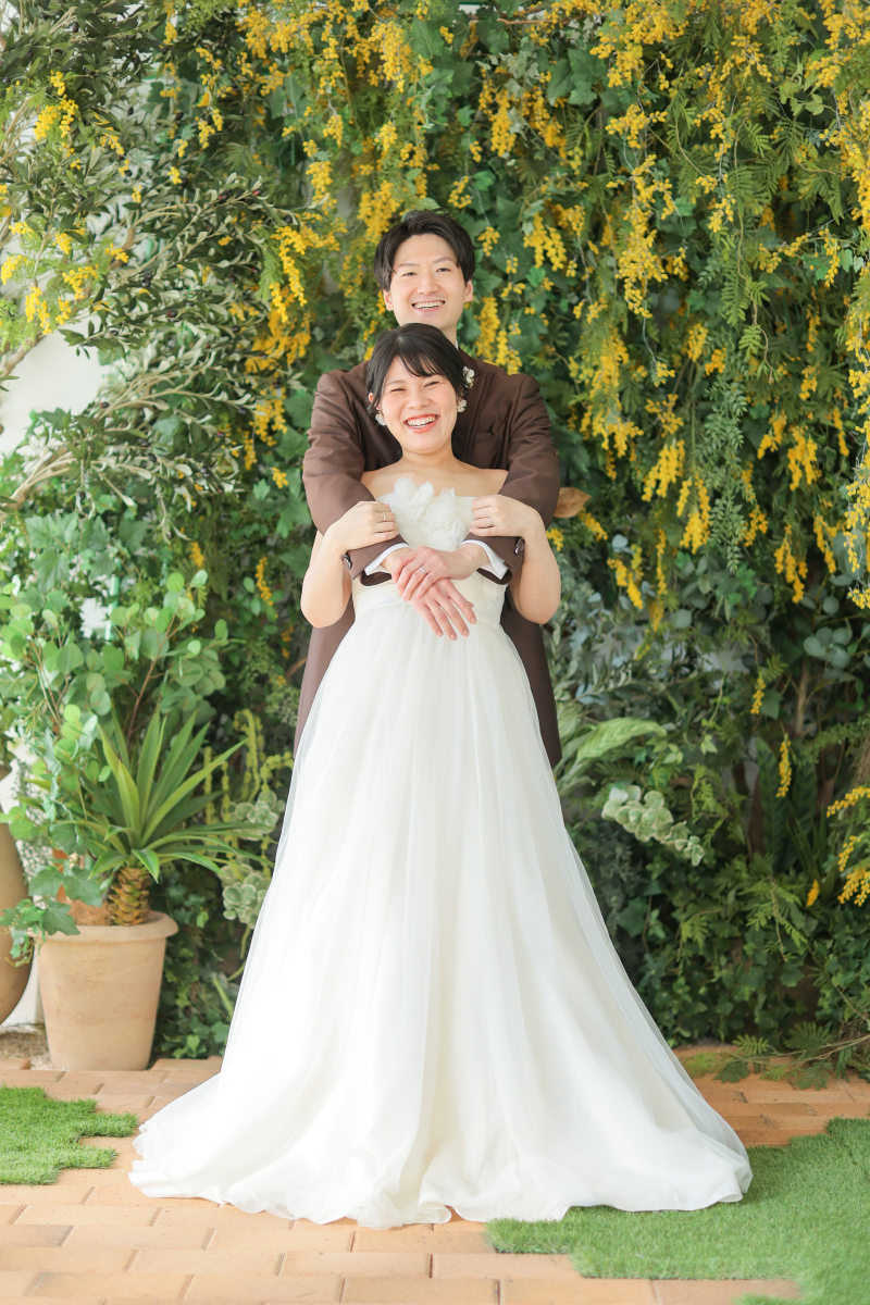 ミモザに囲まれて