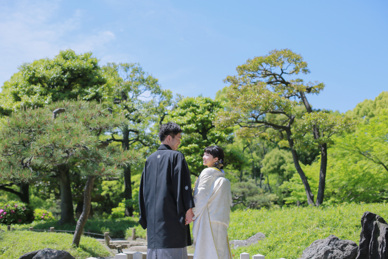 日本庭園和装ロケーション