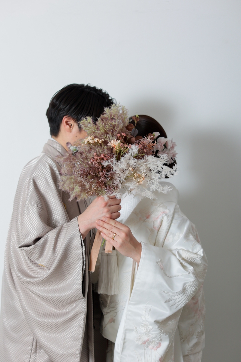 ブーケを持っても可愛い！