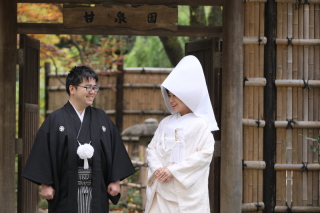 綿帽子と角隠し