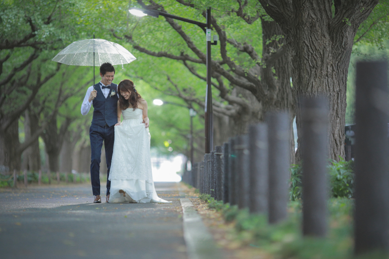 雨でも楽しく♪
