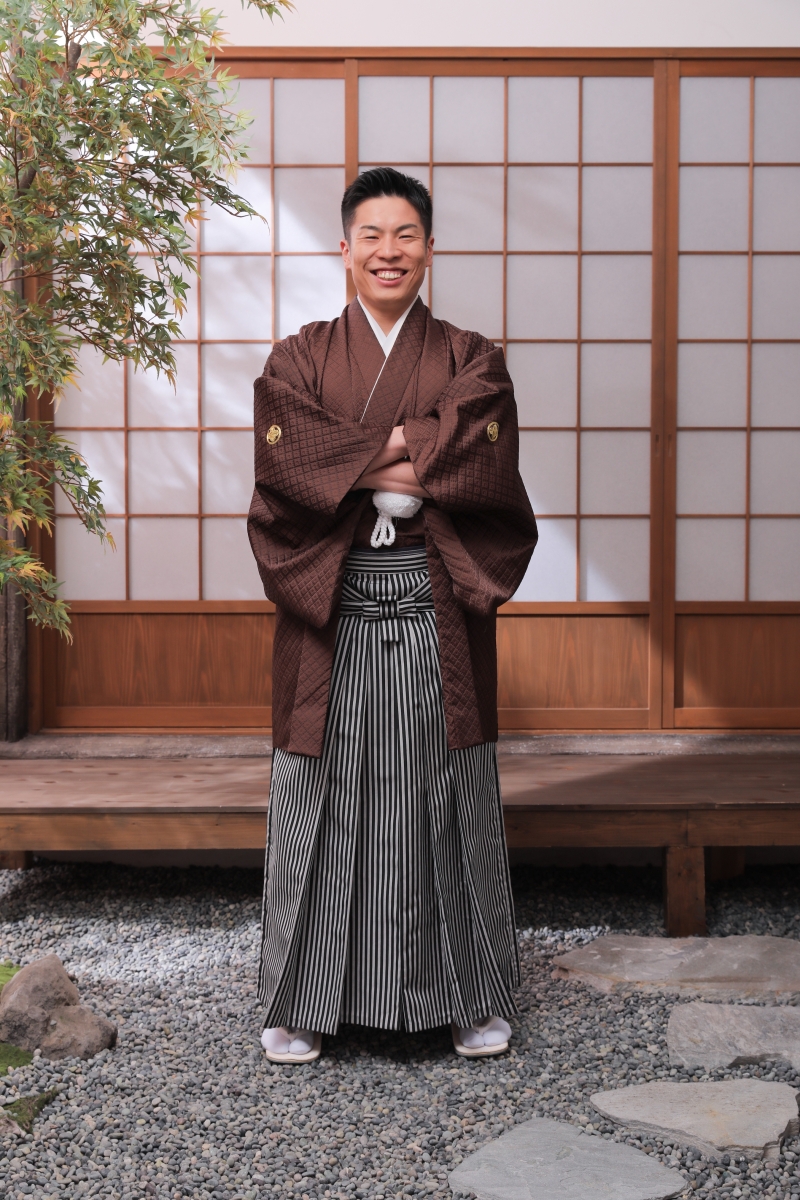 新郎様 和装ソロカット