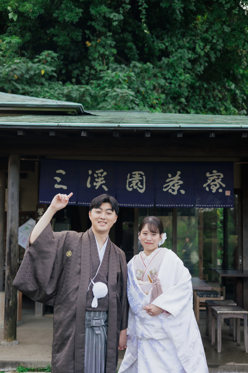撮影したのは三溪園内のお団子屋さん