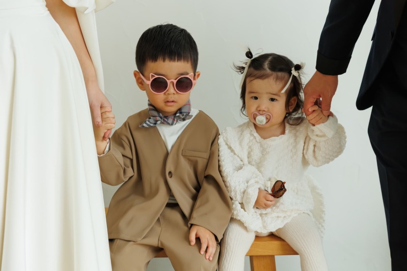 お子様お二人で