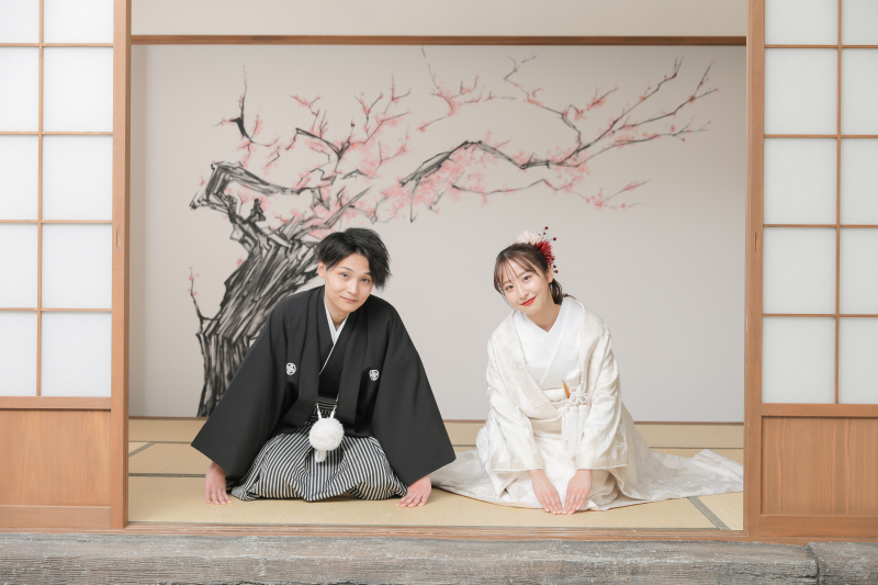 お辞儀のショット!