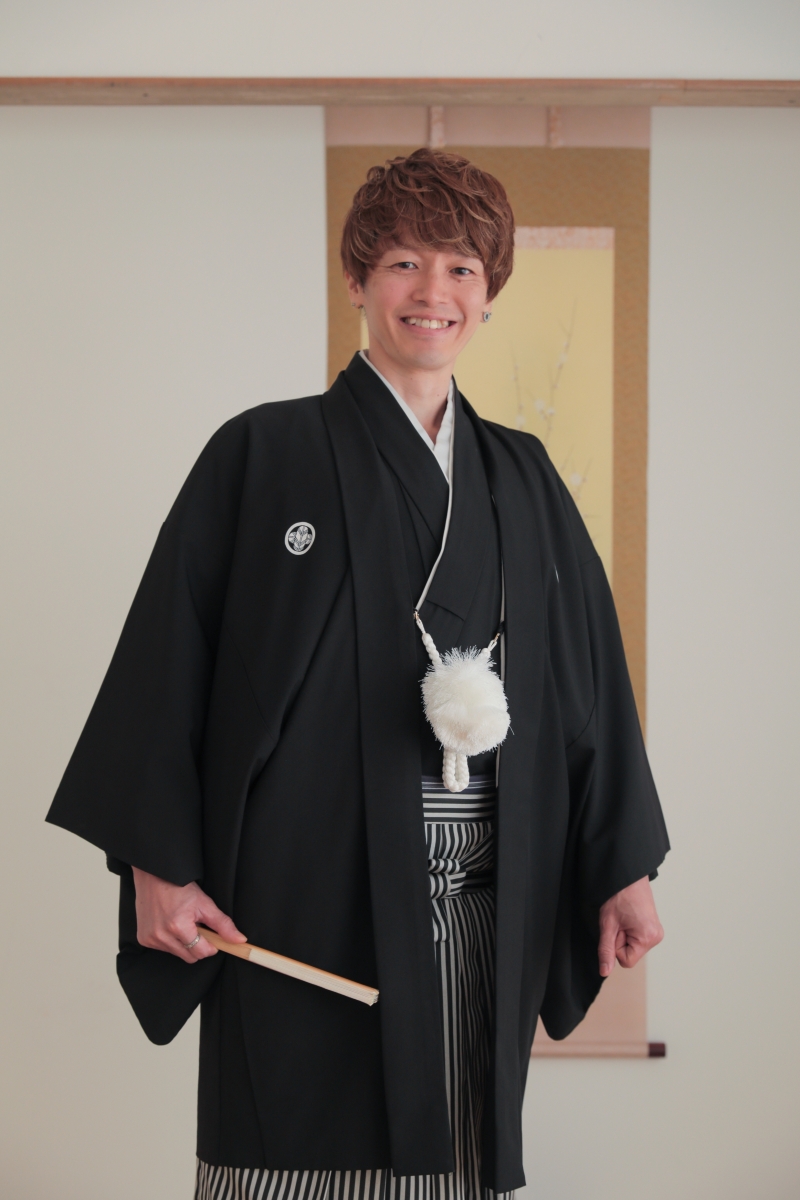 新郎さんのソロショット。