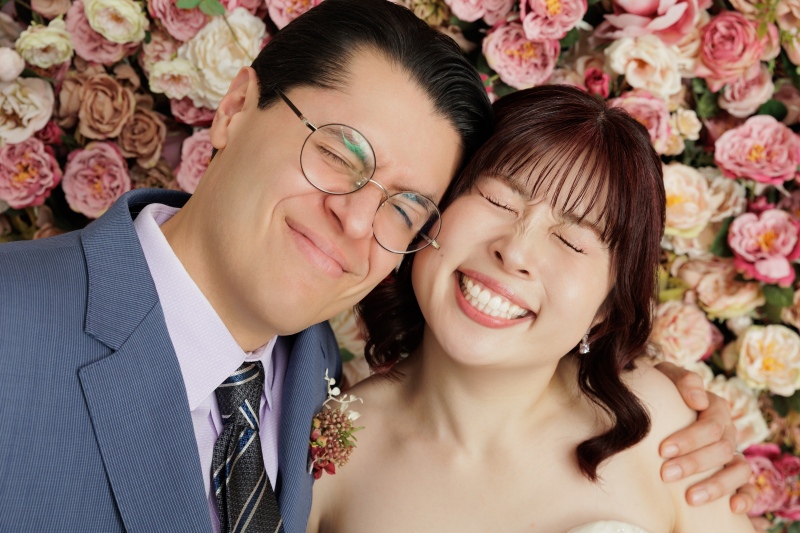 お顔をぎゅ！！