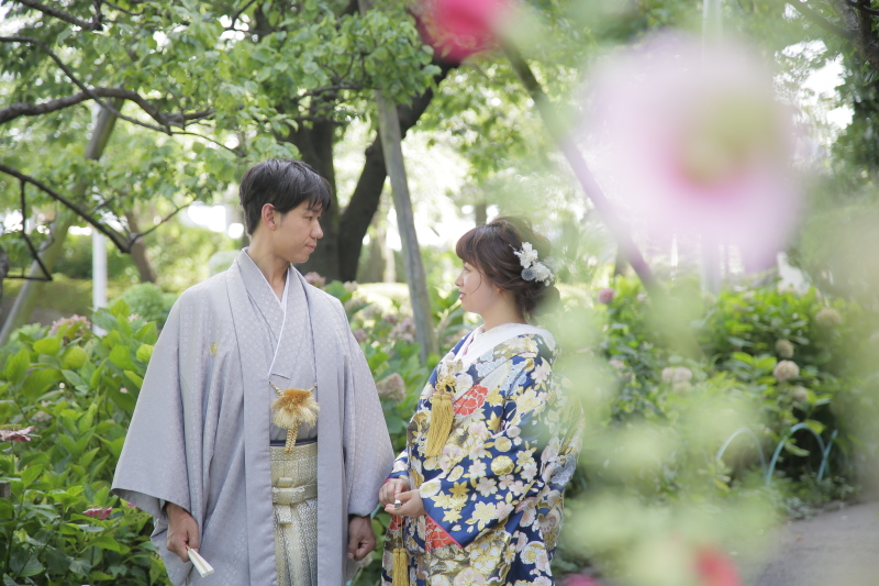 お花と一緒に、、、