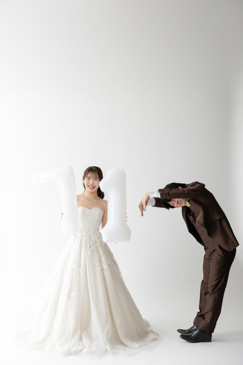 持ってきてくれた風船と！