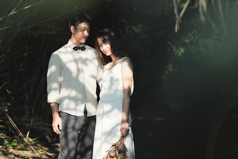 溢れ陽がふたりをつつみます