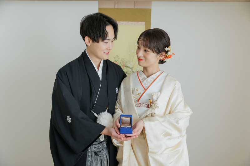 大切な指輪と一緒に