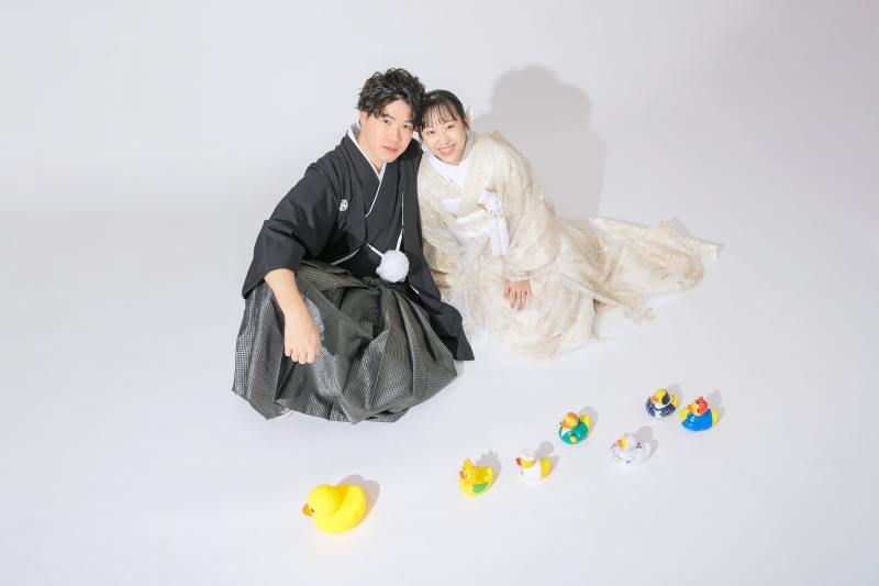 お顔を近づけて