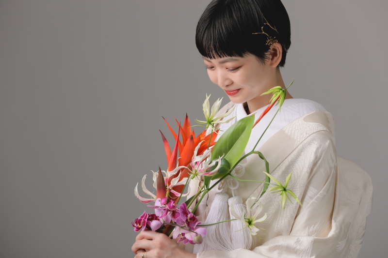 ご新婦様のソロ写真