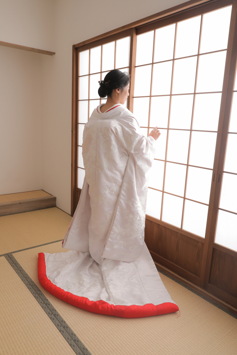 ご新婦様の後ろ姿