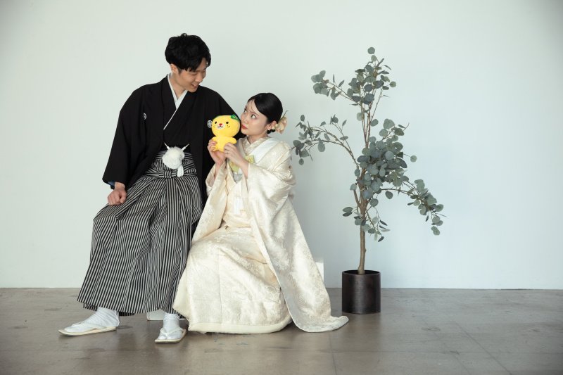 みきゃんと一緒に