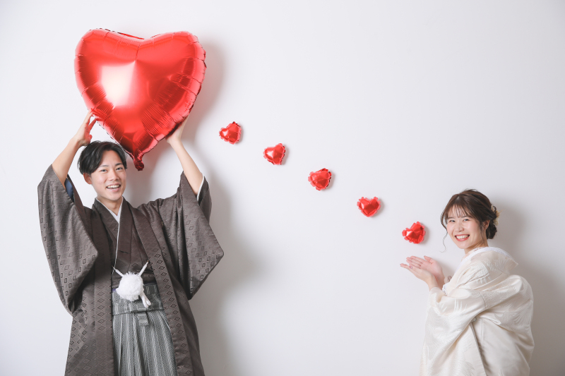 お持ち込みいただいたハートを使って、、♡