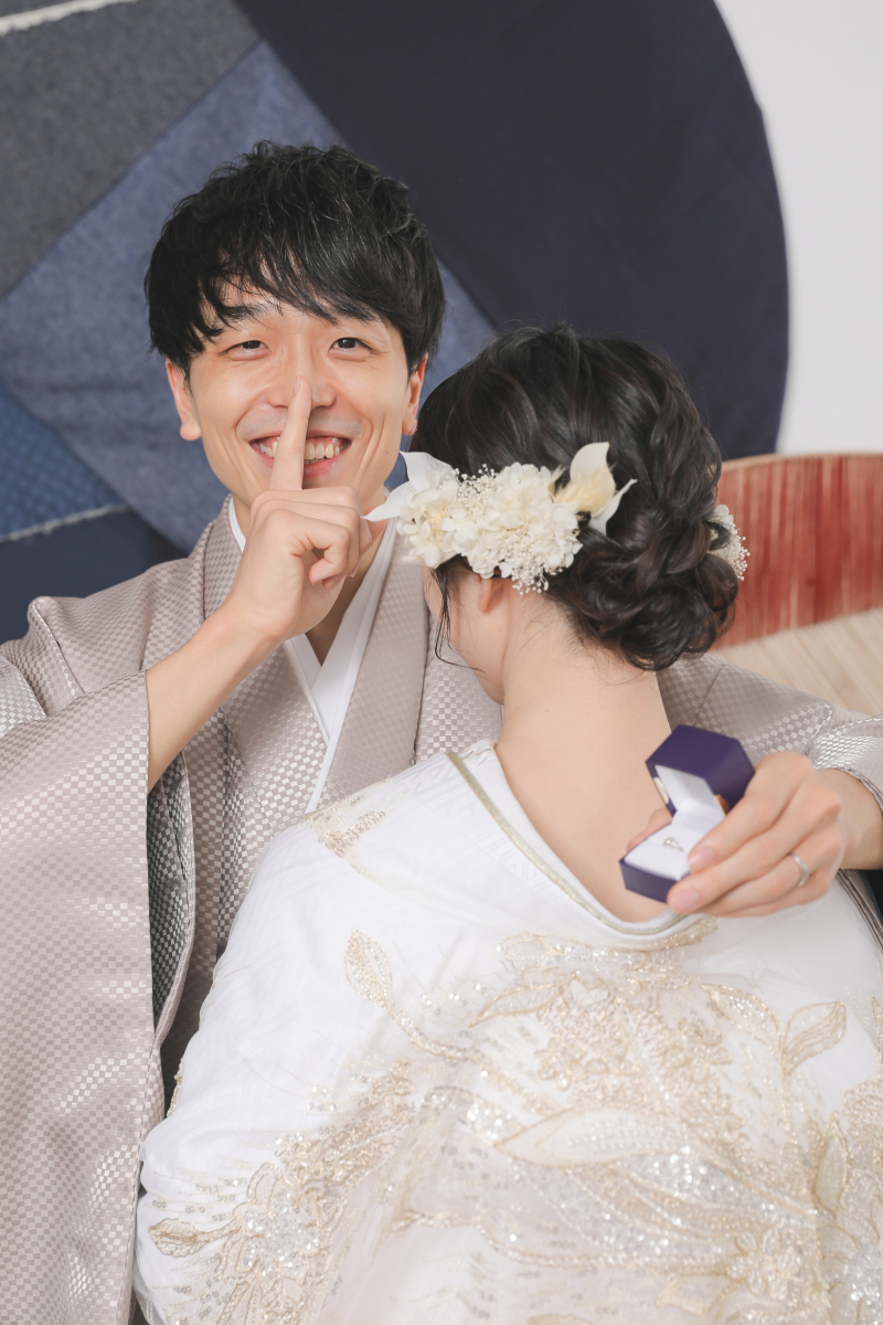 キュートな新郎さん!