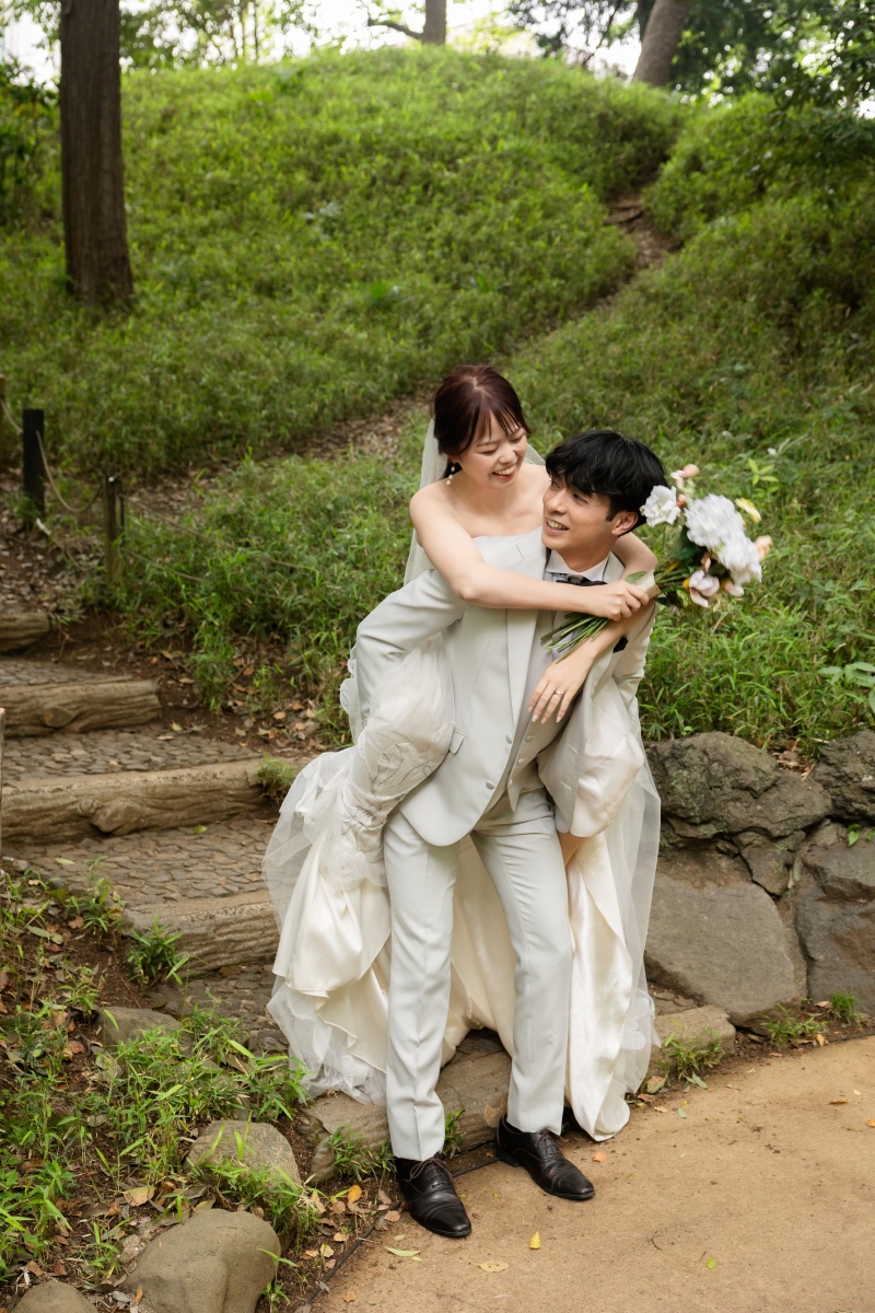 最後はおんぶで！