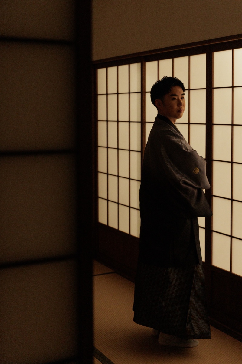 ご新郎様のソロカット。