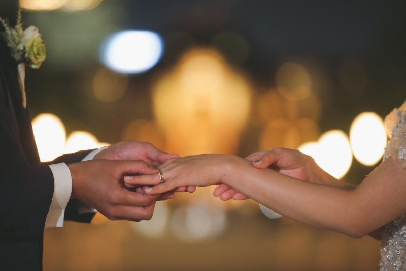 指輪のプレゼント